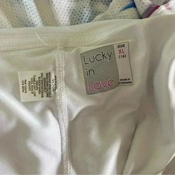 Lucky in Love Tiered Ruffle Skort Tennis Pickleball Golf XL - Picture 7 of 7
